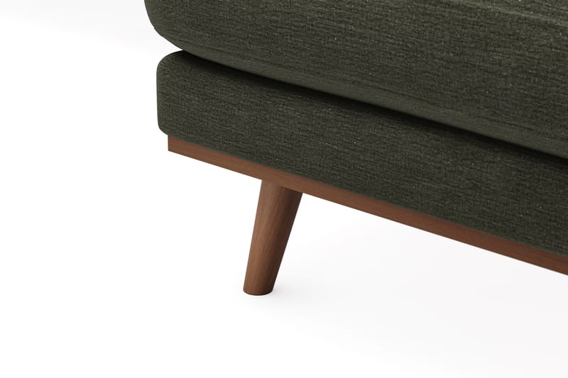Copenhagen Premium 5-sits Högervänd U-formad Djup Soffa med Divan och Schäslong i Tyg - Grön - Möbler - Vardagsrum - Soffor - U-soffor