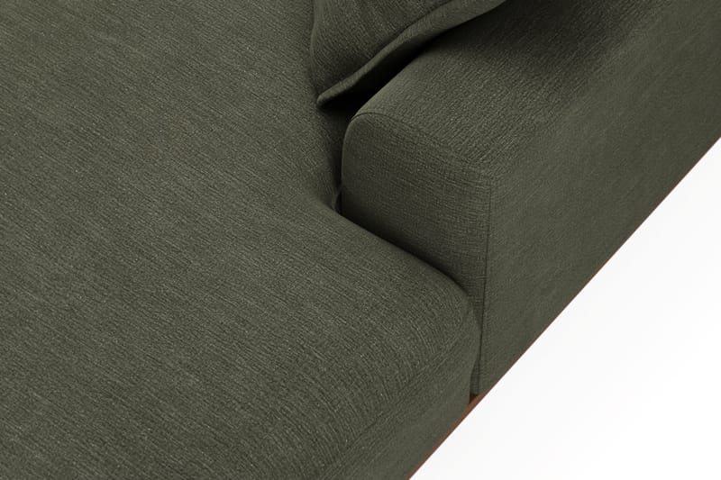 Copenhagen Premium 5-sits Högervänd U-formad Djup Soffa med Divan och Schäslong i Tyg - Grön - Möbler - Vardagsrum - Soffor - U-soffor