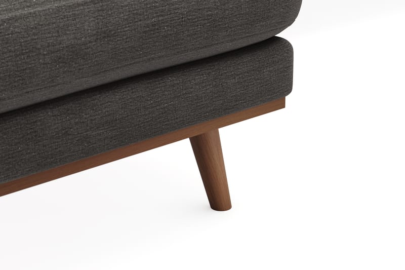 Copenhagen Premium 5-sits Vänstervänd U-formad Djup Soffa med Divan och Schäslong i Tyg - Mörkgrå - Möbler - Vardagsrum - Soffor - U-soffor