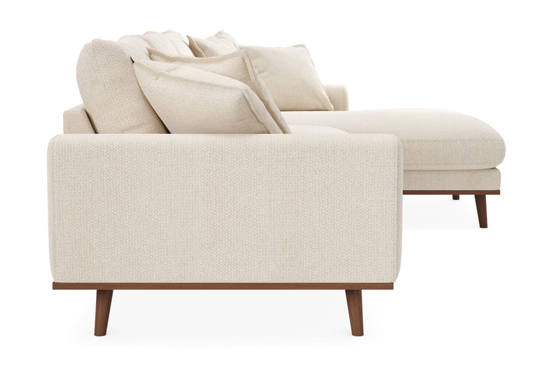 Copenhagen Premium 4-sits Högervänd L-formad Djup Divansoffa i Chenille - Ljusbeige - Möbler - Vardagsrum - Soffor - Divansoffa & schäslong