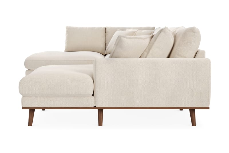 Copenhagen Premium 5-sits Vänstervänd U-formad Djup Soffa med Divan och Schäslong i Chenille - Ljusbeige - Möbler - Vardagsrum - Soffor - U-soffor