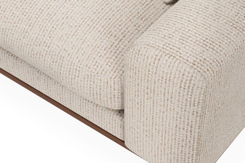 Copenhagen Premium 4-sits Vänstervänd L-formad Djup Schäslongsoffa i Chenille - Beige - Möbler - Vardagsrum - Soffor - Divansoffa & schäslong