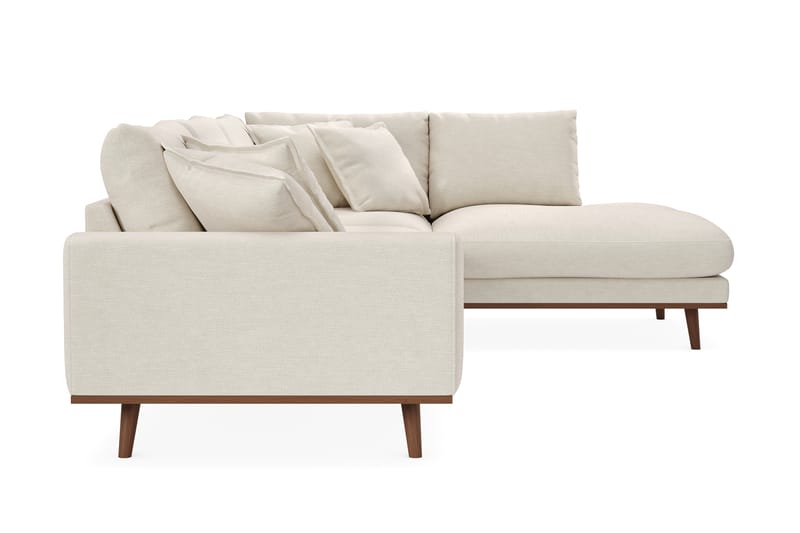 Copenhagen Premium 4-sits Högervänd L-formad Djup Schäslongsoffa i Tyg - Ljusbeige - Möbler - Vardagsrum - Soffor - Divansoffa & schäslong