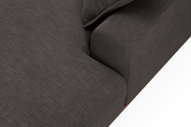 Copenhagen Premium 5-sits Högervänd U-formad Djup Soffa med Divan och Schäslong i Tyg - Mörkgrå - Möbler - Vardagsrum - Soffor - U-soffor