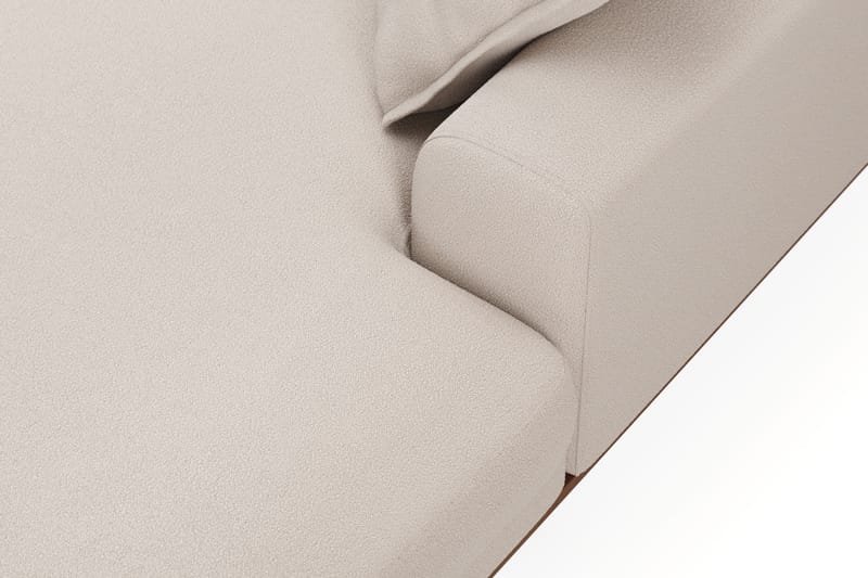 Copenhagen Premium 5-sits Vänstervänd U-formad Djup Soffa med Divan och Schäslong i Bouclé - Ljusbeige - Möbler - Vardagsrum - Soffor - U-soffor