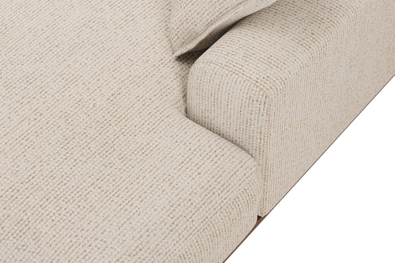 Copenhagen Premium 5-sits Vänstervänd U-formad Djup Soffa med Divan och Schäslong i Chenille - Beige - Möbler - Vardagsrum - Soffor - U-soffor