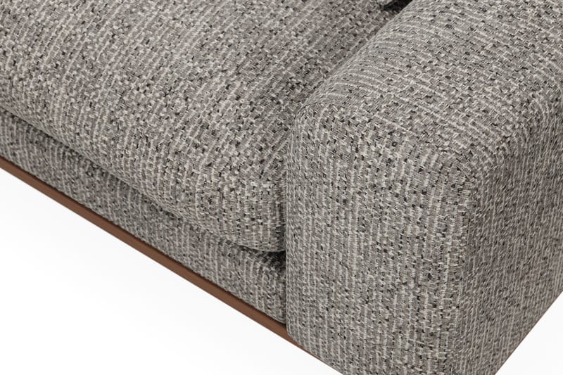 Copenhagen Premium 4-sits Vänstervänd L-formad Djup Divansoffa i Chenille - Grå - Möbler - Vardagsrum - Soffor - Divansoffa & schäslong