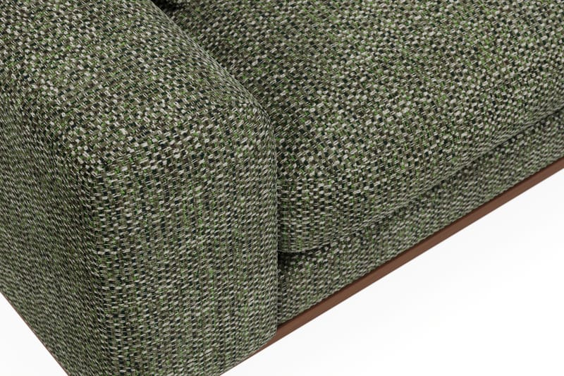 Copenhagen Premium 4-sits Högervänd L-formad Djup Divansoffa i Chenille - Grön - Möbler - Vardagsrum - Soffor - Divansoffa & schäslong