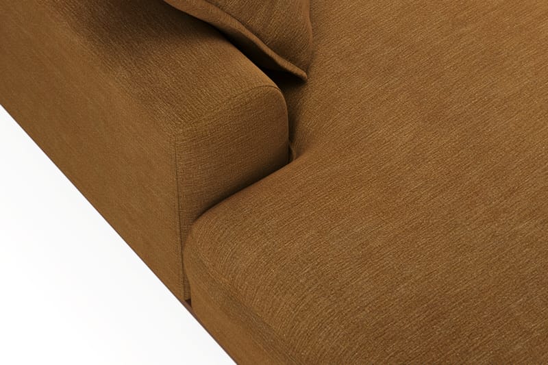 Copenhagen Premium 5-sits Vänstervänd U-formad Djup Soffa med Divan och Schäslong i Tyg - Senapsgul - Möbler - Vardagsrum - Soffor - U-soffor