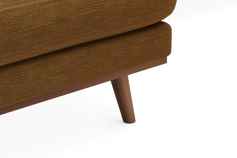 Copenhagen Premium 5-sits Vänstervänd U-formad Djup Soffa med Divan och Schäslong i Tyg - Senapsgul - Möbler - Vardagsrum - Soffor - U-soffor