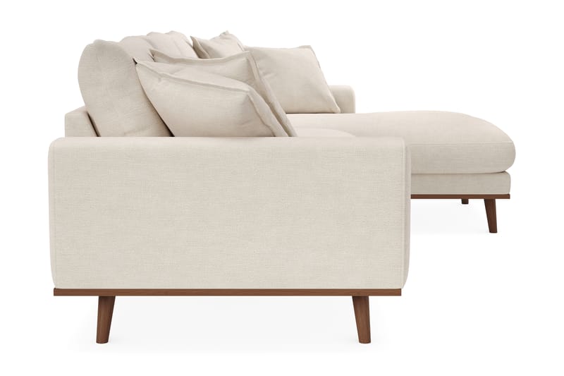 Copenhagen Premium 4-sits Högervänd L-formad Djup Divansoffa i Tyg - Ljusbeige - Möbler - Vardagsrum - Soffor - Divansoffa & schäslong