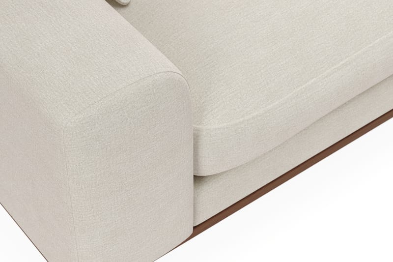 Copenhagen Premium 4-sits Högervänd L-formad Djup Divansoffa i Tyg - Ljusbeige - Möbler - Vardagsrum - Soffor - Divansoffa & schäslong