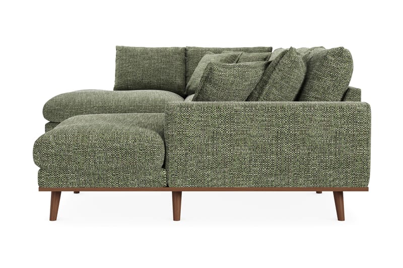 Copenhagen Premium 5-sits Vänstervänd U-formad Djup Soffa med Divan och Schäslong i Chenille - Grön - Möbler - Vardagsrum - Soffor - U-soffor