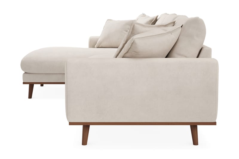 Copenhagen Premium 4-sits Vänstervänd L-formad Djup Divansoffa i Tyg - Beige - Möbler - Vardagsrum - Soffor - Divansoffa & schäslong