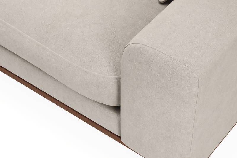 Copenhagen Premium 4-sits Vänstervänd L-formad Djup Divansoffa i Tyg - Beige - Möbler - Vardagsrum - Soffor - Divansoffa & schäslong