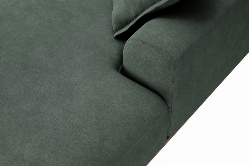 Copenhagen Premium 5-sits Vänstervänd U-formad Djup Soffa med Divan och Schäslong i Tyg - Grön - Möbler - Vardagsrum - Soffor - U-soffor