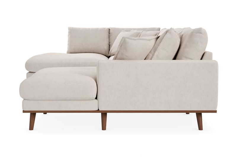 Copenhagen Premium 5-sits Vänstervänd U-formad Djup Soffa med Divan och Schäslong i Tyg - Beige - Möbler - Vardagsrum - Soffor - U-soffor