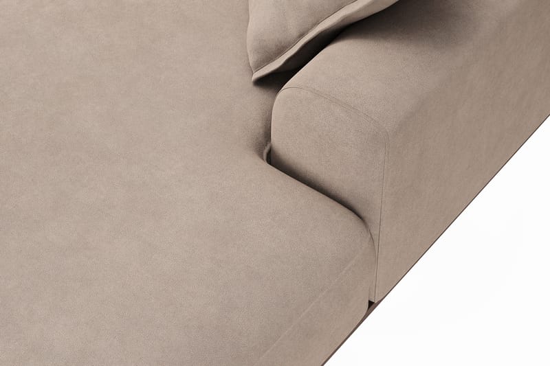 Copenhagen Premium 5-sits Vänstervänd U-formad Djup Soffa med Divan och Schäslong i Tyg - Ljusbrun - Möbler - Vardagsrum - Soffor - U-soffor