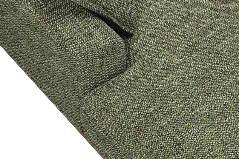 Copenhagen Premium 5-sits Högervänd U-formad Djup Soffa med Divan och Schäslong i Chenille - Grön - Möbler - Vardagsrum - Soffor - U-soffor