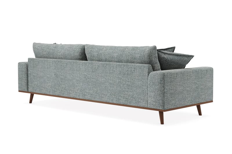 Copenhagen Premium Djup 4-sits Soffa i Chenille - Grå/Blå - Möbler - Vardagsrum - Soffor - 4-sits soffor