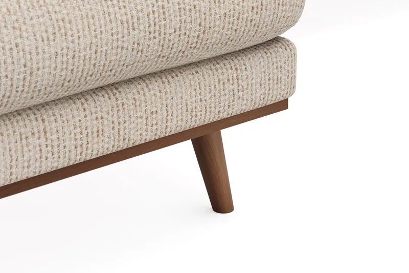 Copenhagen Premium 5-sits Högervänd U-formad Djup Soffa med Divan och Schäslong i Chenille - Beige - Möbler - Vardagsrum - Soffor - U-soffor