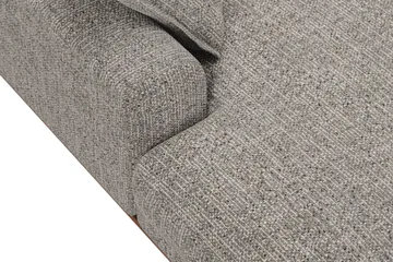 Copenhagen Premium 5-sits Högervänd U-formad Djup Soffa med Divan och Schäslong i Chenille - Grå - Möbler - Vardagsrum - Soffor - U-soffor