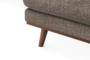 Copenhagen Premium 5-sits Vänstervänd U-formad Djup Soffa med Divan och Schäslong i Chenille - Brun - Möbler - Vardagsrum - Soffor - U-soffor