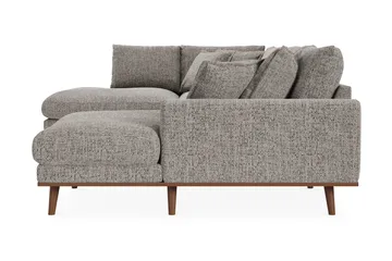 Copenhagen Premium 5-sits Vänstervänd U-formad Djup Soffa med Divan och Schäslong i Chenille - Grå - Möbler - Vardagsrum - Soffor - U-soffor
