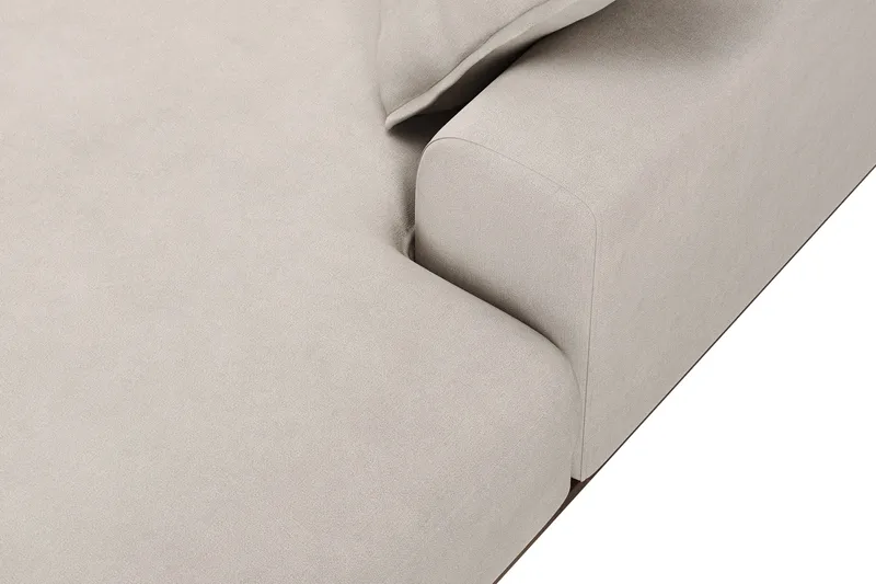 Copenhagen Premium 5-sits Vänstervänd U-formad Djup Soffa med Divan och Schäslong i Tyg - Beige - Möbler - Vardagsrum - Soffor - U-soffor