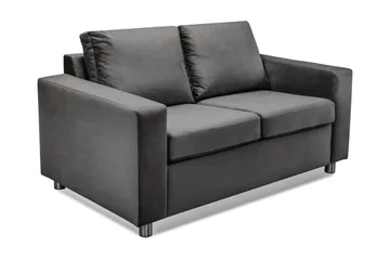 Crazy 2-sits Sammetssoffa - Mörkgrå - Möbler - Vardagsrum - Soffor - 2-sits soffor