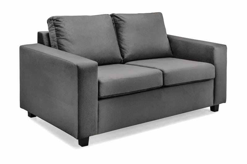 Crazy 2-sits Sammetssoffa - Mörkgrå - Möbler - Vardagsrum - Soffor - 2-sits soffor