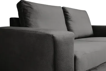 Crazy 2-sits Sammetssoffa - Mörkgrå - Möbler - Vardagsrum - Soffor - 2-sits soffor