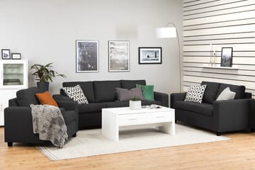 Crazy 3-sits Tygsoffa - Antracit - Möbler - Vardagsrum - Soffor - 3-sits soffor