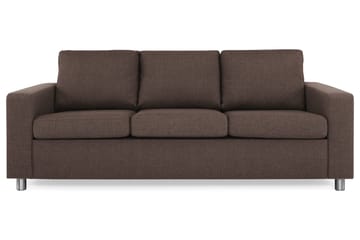 Metall,Runda Metallben - Brun