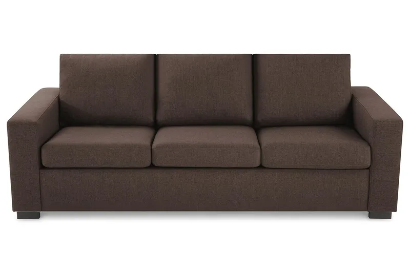 Crazy 3-sits Tygsoffa, Brun