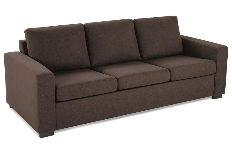 Crazy 3-sits Tygsoffa - Brun - Möbler - Vardagsrum - Soffor - 3-sits soffor