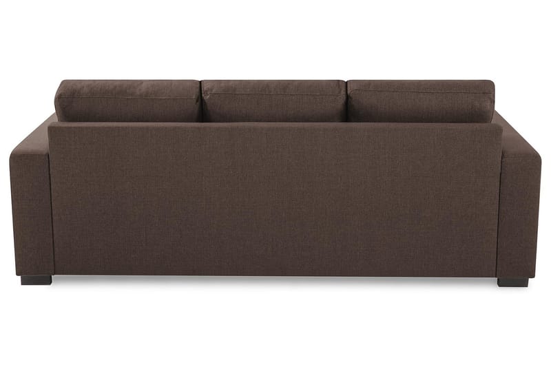 Crazy 3-sits Vändbar L-formad Divansoffa i Tyg - Brun - Möbler - Vardagsrum - Soffor - Divansoffa & schäslong