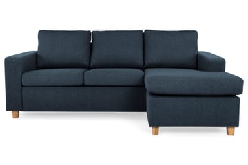 Crazy 3-sits Vändbar L-formad Divansoffa i Tyg - Mörkblå - Möbler - Vardagsrum - Soffor - Divansoffa & schäslong