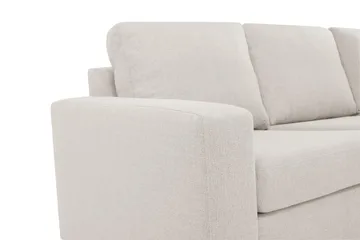 Crazy 4-sits Högervänd L-formad Schäslongsoffa i Tyg - Beige - Möbler - Vardagsrum - Soffor - Divansoffa & schäslong