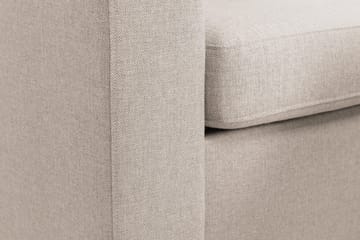 Crazy 4-sits Högervänd L-formad Schäslongsoffa i Tyg - Beige - Möbler - Vardagsrum - Soffor - Divansoffa & schäslong