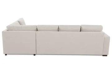 Crazy 4-sits Högervänd L-formad Schäslongsoffa i Tyg - Beige - Möbler - Vardagsrum - Soffor - Divansoffa & schäslong