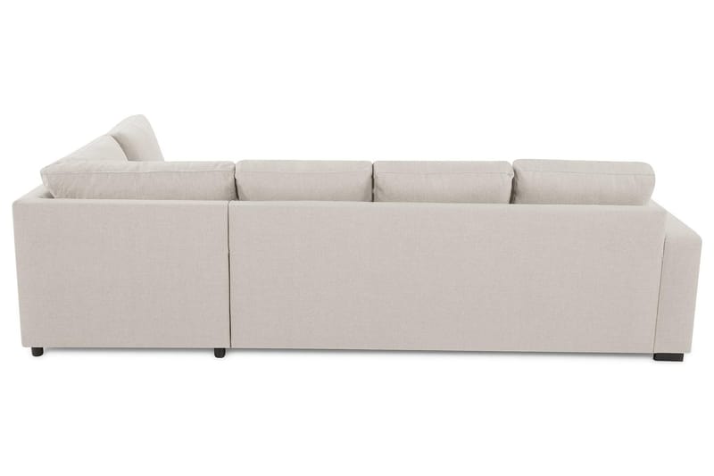 Crazy 4-sits Högervänd L-formad Schäslongsoffa i Tyg - Beige - Möbler - Vardagsrum - Soffor - Divansoffa & schäslong