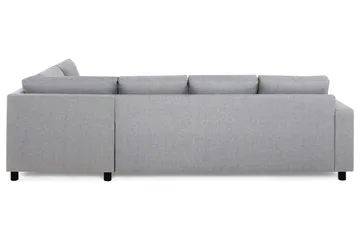 Crazy 4-sits Högervänd L-formad Schäslongsoffa i Tyg - Grå - Möbler - Vardagsrum - Soffor - Divansoffa & schäslong
