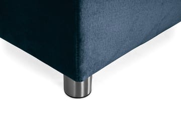 Crazy 4-sits Högervänd U-formad Large Soffa med Divan och Schäslong i Sammet - Blå - Möbler - Vardagsrum - Soffor - U-soffor