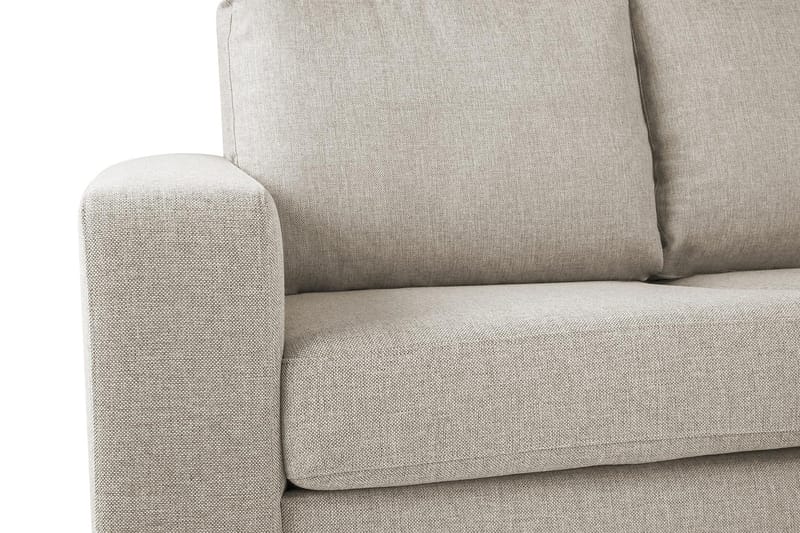 Crazy 4-sits Högervänd U-formad Large Soffa med Divan och Schäslong i Tyg - Beige - Möbler - Vardagsrum - Soffor - U-soffor