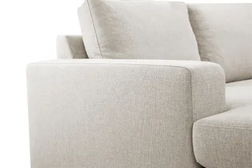 Crazy 4-sits Högervänd U-formad Large Soffa med Divan och Schäslong i Tyg - Beige - Möbler - Vardagsrum - Soffor - U-soffor