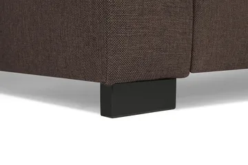 Crazy 4-sits Högervänd U-formad Large Soffa med Divan och Schäslong i Tyg - Brun - Möbler - Vardagsrum - Soffor - U-soffor