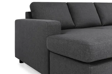 Crazy 4-sits Högervänd U-formad Large Soffa med Divan och Schäslong i Tyg - Mörkgrå - Möbler - Vardagsrum - Soffor - U-soffor
