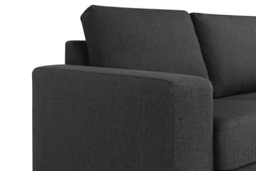 Crazy 4-sits Vändbar L-formad Divansoffa i Tyg - Antracit - Möbler - Vardagsrum - Soffor - Divansoffa & schäslong