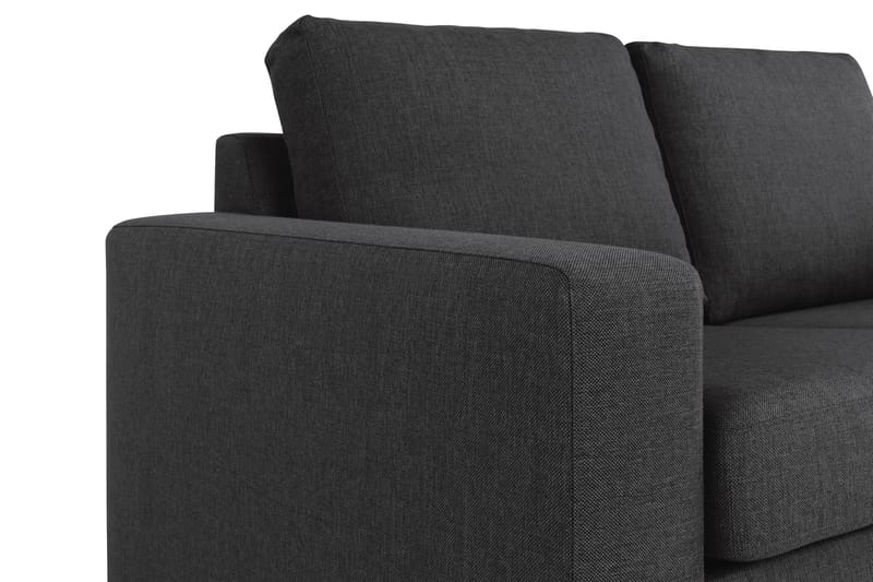 Crazy 4-sits Vändbar L-formad Divansoffa i Tyg - Antracit - Möbler - Vardagsrum - Soffor - Divansoffa & schäslong